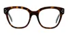 Celine Cl50086i  3 Dots 054 Havana Glasses In Brown