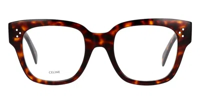 Celine 3 Dots Cl50110u - Havana Rx Glasses In Neutral