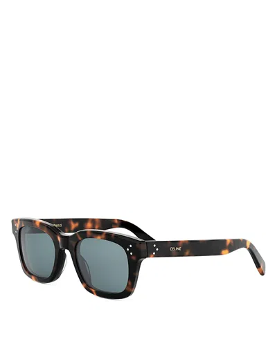 CELINE 3 DOTS GEOMETRIC SUNGLASSES, 51MM