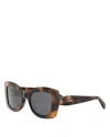 Celine 3 Dots Geometric Sunglasses, 52mm In Brown
