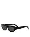 Celine 3 Dots Geometric Sunglasses, 54mm In Black