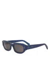 Celine 3 Dots Geometric Sunglasses, 54mm In Black