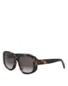 Celine 3 Dots Geometric Sunglasses, 55mm In Havan/rovieux