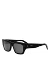 Celine 3 Dots Polarized Grey Square Ladies Sunglasses Cl40297u 01d 53 In Black/smoke