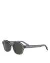 Celine 3 Dots Hd Square Sunglasses, 48mm In Gray