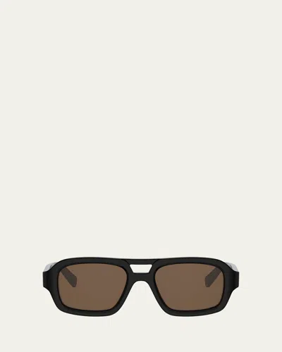 Celine 3 Dots Naviagator Acetate Sunglasses In Black