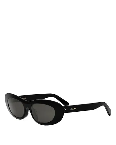 CELINE 3 DOTS RECTANGULAR SUNGLASSES, 54MM