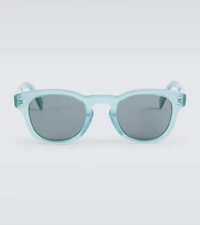 Celine 3 Dots Round Sunglasses In Green
