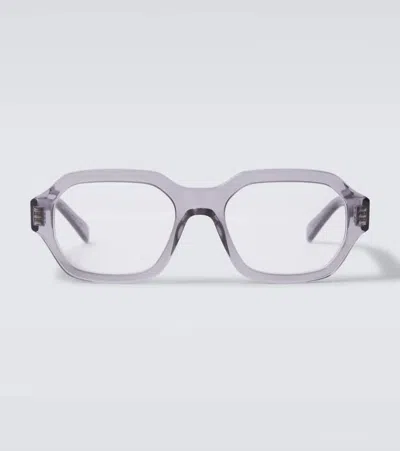 Celine 3 Dots Square Glasses In Gray