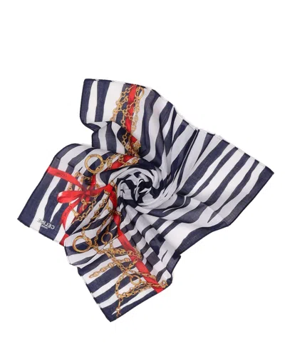Pre-owned Celine Céline 45 Cotton Handkerchief In Multicolour