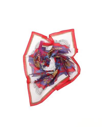Pre-owned Celine Céline 45 Cotton Handkerchief In Multicolour