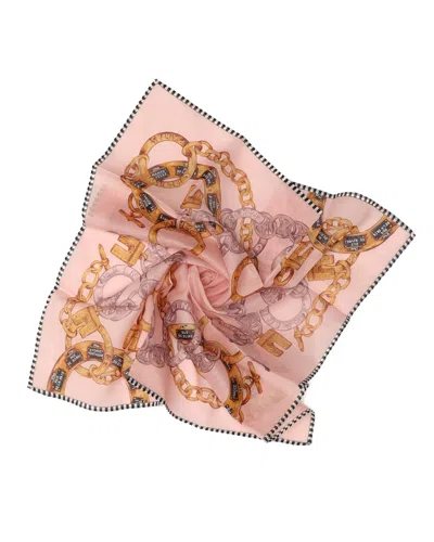 Pre-owned Celine Céline 45 Cotton Handkerchief In Pink