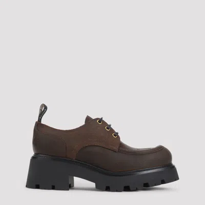 Celine Chunky Sole Lace Up Footwear 45 In Brown