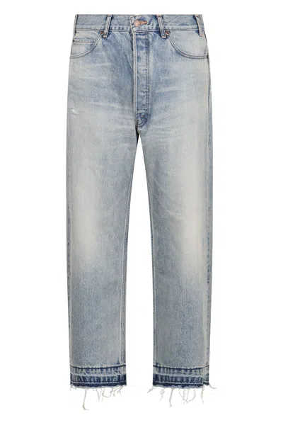 Celine 5-pocket Straight-leg Jeans In Blue