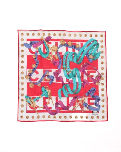Pre-owned Celine Céline 50 Cotton Scarf