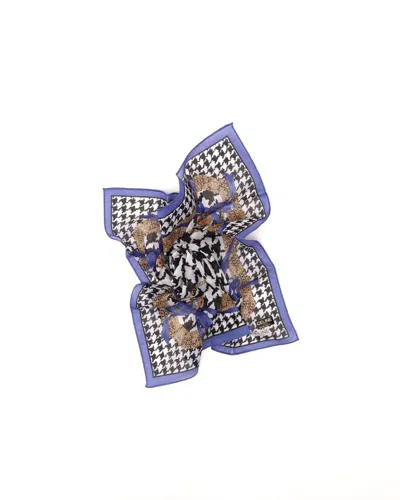 Celine Céline 50 Cotton Scarf In Blue