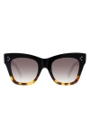 Celine Cat-eye Frame Sunglasses In Black