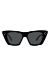 Celine 51mm Cat Eye Sunglasses In Black