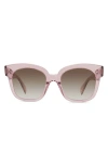 Celine 54mm Gradient Round Sunglasses In Pink