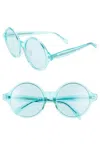 Celine Round Frame Sunglasses In Blue