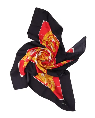 Pre-owned Celine Céline 90 Silk Scarf In Multicolour