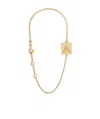 Celine Letter D Chain Bracelet In Yellow