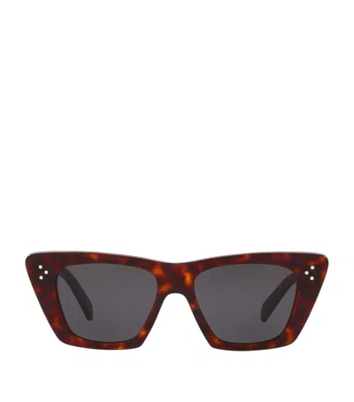 Celine Sunglasses In Marrone/grigio