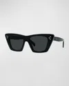Celine Cl4004in Cat-eye-frame Sunglasses In Black