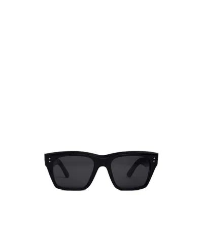 Celine Acetate Frame 01 Sunglasses In Black
