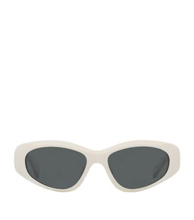 Celine Acetate Monochroms Sunglasses In Beige