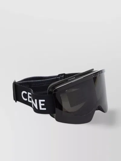Celine Acetate Ski Mask Sunglasses In Black