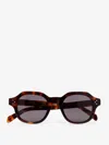 Celine Acetate Sunglasses In Brown