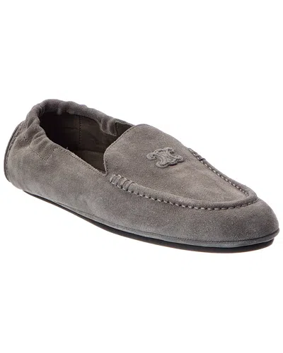 Celine Adam Loafer In Suede Calfskin In Brown