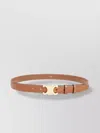 Celine Adjustable Double Loop Leather Belt