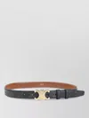 Celine Adjustable Reversible Medium 25mm Belt In Black