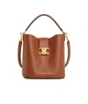 Celine Adjustable Shoulder Strap Shoulder Bag In Brown