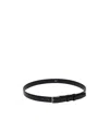 Celine Adjustable Waist Belt In Black