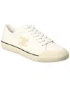Celine Alan Canvas Sneaker In White