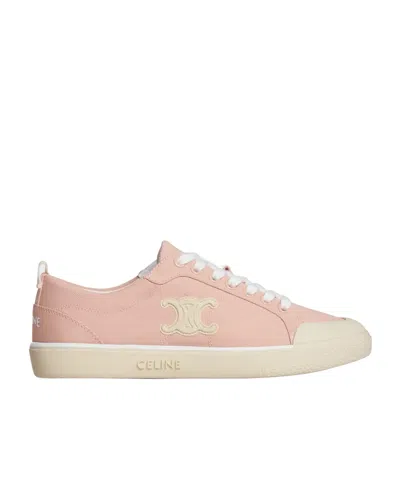 CELINE CELINE ALAN SNEAKERS WITH TRIOMPHE IN CANVAS