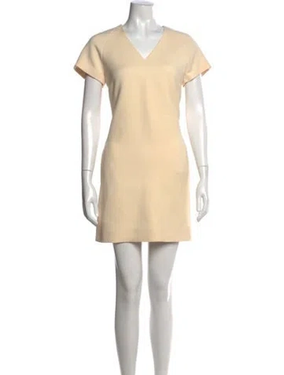 Pre-owned Celine A-line Mini Dress In Neutral