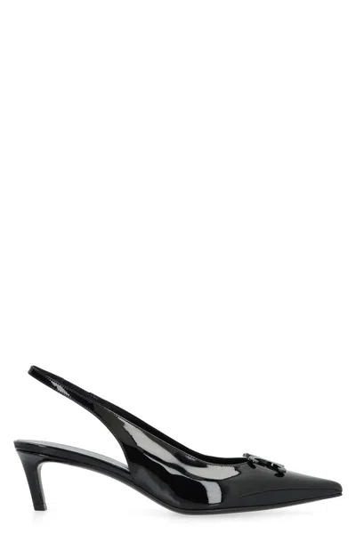 Celine Alma Triomphe  Pointy-toe Slingbacks