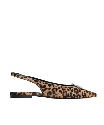 Celine Alma Triomphe Flat Sandals In Black