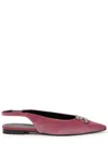 Celine Alma Triomphe Slingback Flat In Multicolor