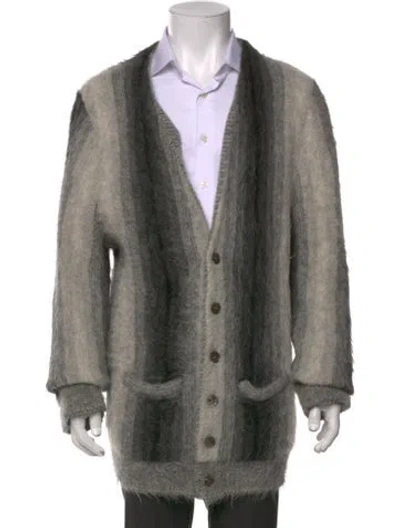 Pre-owned Celine Alpaca Printed Cardigan In Multi