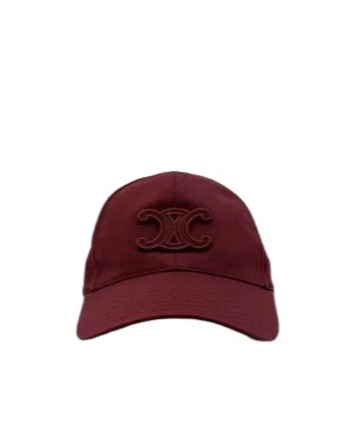 Celine Alphabet Hat In Red