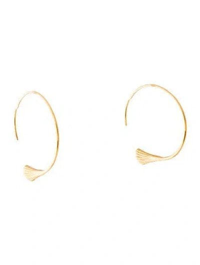 Pre-owned Celine Alphabet Hoop Earrings In Multi