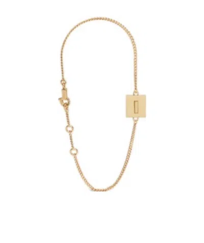 Celine Alphabet I Bracelet In Brass In Yellow