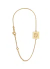 Celine Alphabet S Bracelet In Brass In Yellow