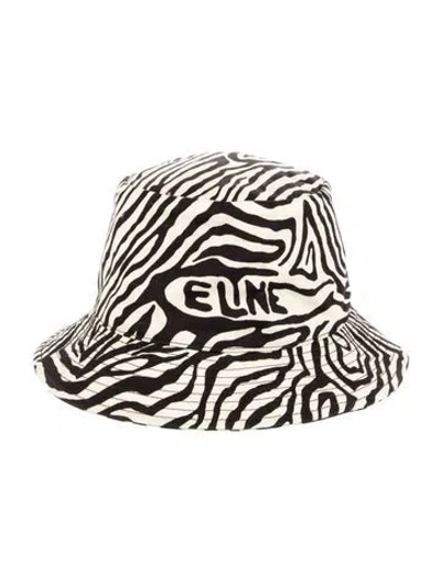 Pre-owned Celine Animal Print Bucket Hat In Multi