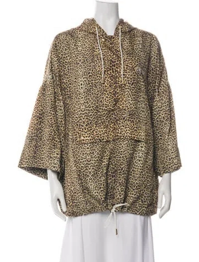 Pre-owned Celine Animal Print Jacket In Neutrals